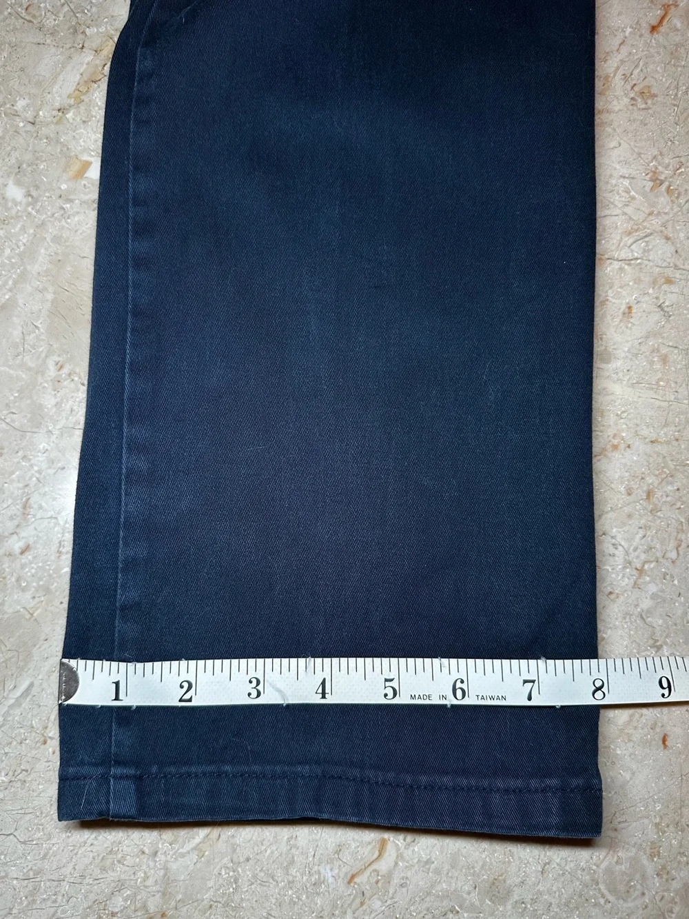 H&M (34x31 actual) Men’s Dark Blue Pants with Slim Straight Fit